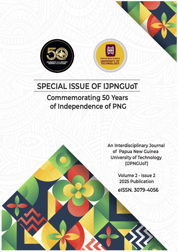 					View Vol. 2 No. 2 (2025): Special Issue of the IJPNGUoT - Commemorating 50 Years of Independence of PNG
				